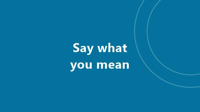 Communication coaching